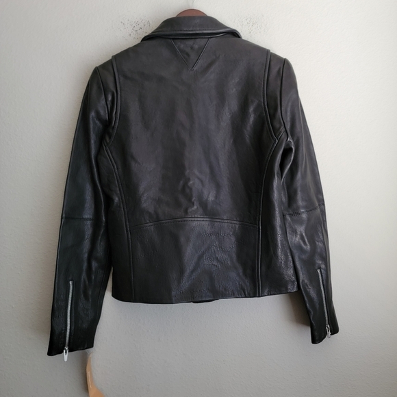 Reformation x Veda Bad Leather Jacket in Black size S NWT - Picture 5 of 7